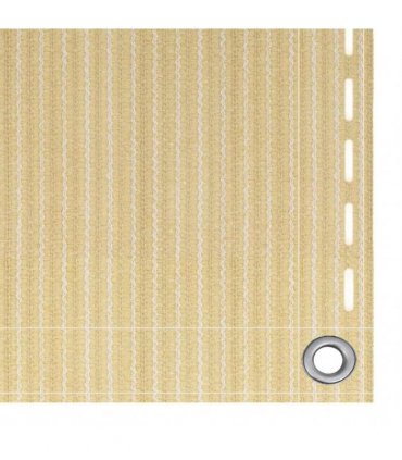 vidaXL Balcony Screen Beige 75x300 cm HDPE