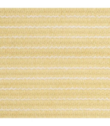 vidaXL Balcony Screen Beige 75x500 cm HDPE