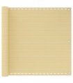 vidaXL Balcony Screen Beige 90x300 cm HDPE