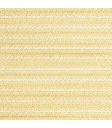 vidaXL Balcony Screen Beige 90x500 cm HDPE