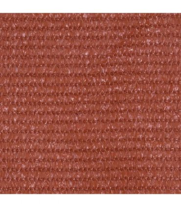 vidaXL Balcony Screen Terracotta 75x500 cm HDPE