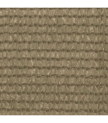 vidaXL Balcony Screen Taupe 75x500 cm HDPE