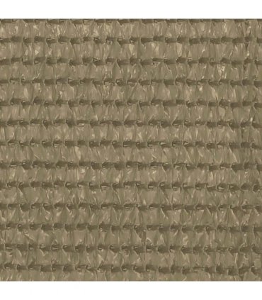 vidaXL Balcony Screen Taupe 90x300 cm HDPE