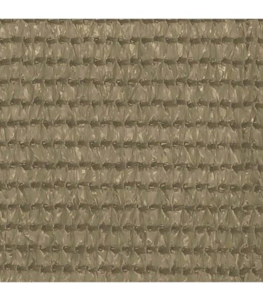 vidaXL Balcony Screen Taupe 120x500 cm HDPE