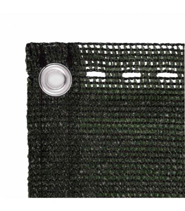 vidaXL Balcony Screen Dark Green 90x400 cm HDPE
