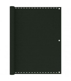 vidaXL Balcony Screen Dark Green 120x400 cm HDPE