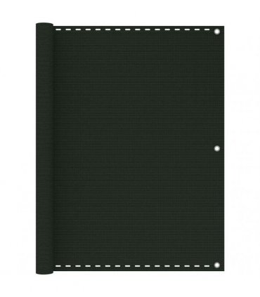 vidaXL Balcony Screen Dark Green 120x400 cm HDPE
