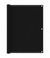 vidaXL Balcony Screen Black 120x600 cm HDPE