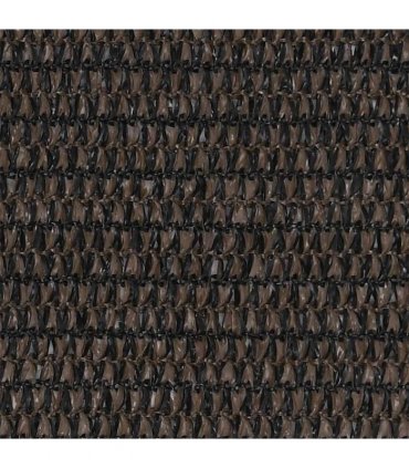 vidaXL Balcony Screen Brown 90x500 cm HDPE