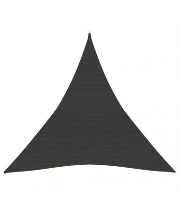vidaXL Sunshade Sail 160 g/m² Anthracite 3x3x3 m HDPE