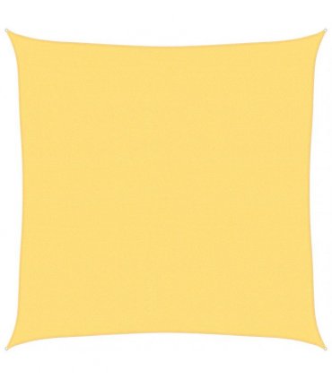 vidaXL Sunshade Sail 160 g/m² Beige 4.5x4.5 m HDPE