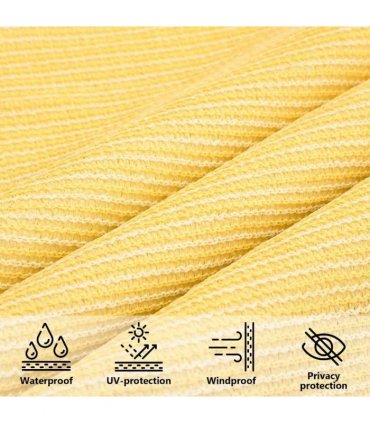 vidaXL Sunshade Sail 160 g/m² Beige 2x3 m HDPE