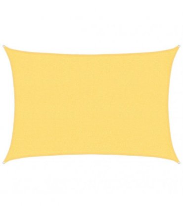 vidaXL Sunshade Sail 160 g/m² Beige 2.5x4 m HDPE