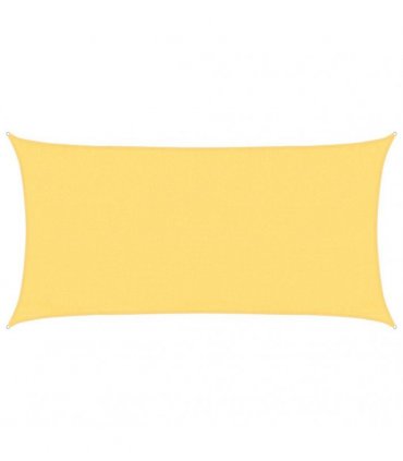 vidaXL Sunshade Sail 160 g/m² Beige 3x6 m HDPE