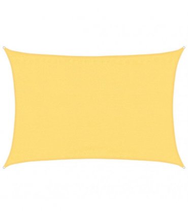 vidaXL Sunshade Sail 160 g/m² Beige 3.5x4.5 m HDPE