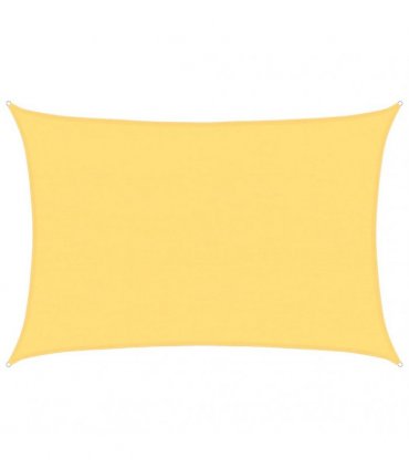 vidaXL Sunshade Sail 160 g/m² Beige 5x6 m HDPE