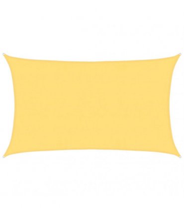 vidaXL Sunshade Sail 160 g/m² Beige 5x8 m HDPE