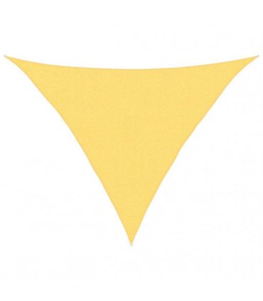 vidaXL Sunshade Sail 160 g/m² Beige 2.5x2.5x3.5 m HDPE