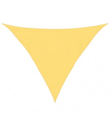 vidaXL Sunshade Sail 160 g/m² Beige 4x4x5.8 m HDPE