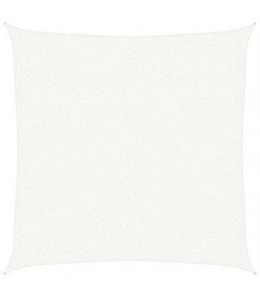 vidaXL Sunshade Sail 160 g/m² White 2.5x2.5 m HDPE