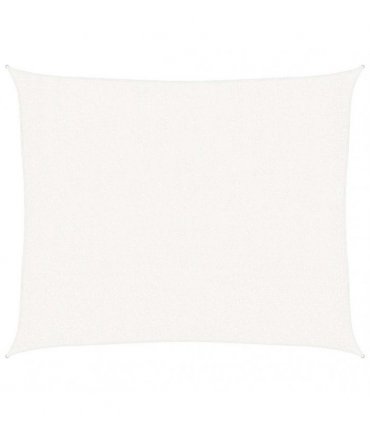 vidaXL Sunshade Sail 160 g/m² White 2.5x3 m HDPE