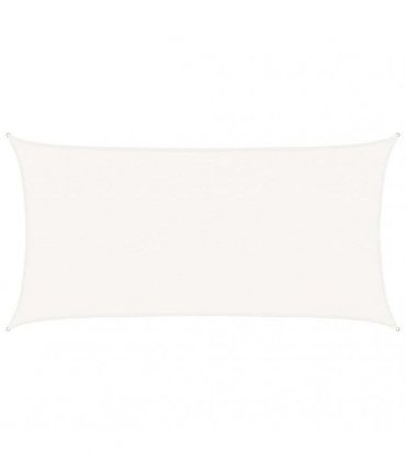 vidaXL Sunshade Sail 160 g/m² White 2.5x4.5 m HDPE