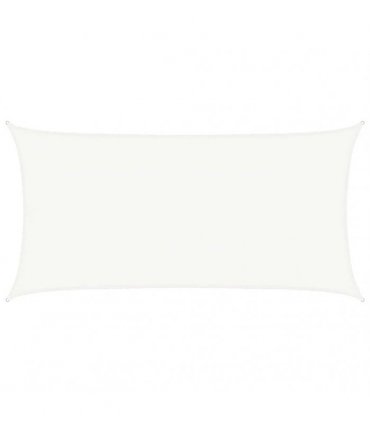 vidaXL Sunshade Sail 160 g/m² White 4x7 m HDPE