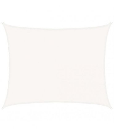 vidaXL Sunshade Sail 160 g/m² White 6x8 m HDPE