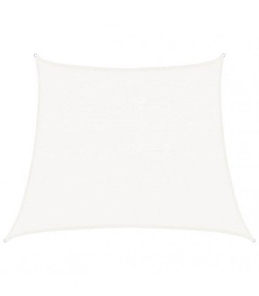 vidaXL Sunshade Sail 160 g/m² White 3/4x3 m HDPE