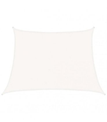 vidaXL Sunshade Sail 160 g/m² White 4/5x3 m HDPE