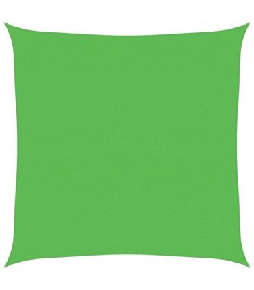 vidaXL Sunshade Sail 160 g/m² Light Green 4.5x4.5 m HDPE