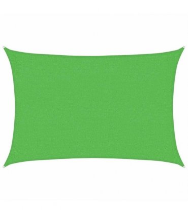 vidaXL Sunshade Sail 160 g/m² Light Green 2x2.5 m HDPE
