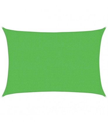 vidaXL Sunshade Sail 160 g/m² Light Green 2.5x4 m HDPE