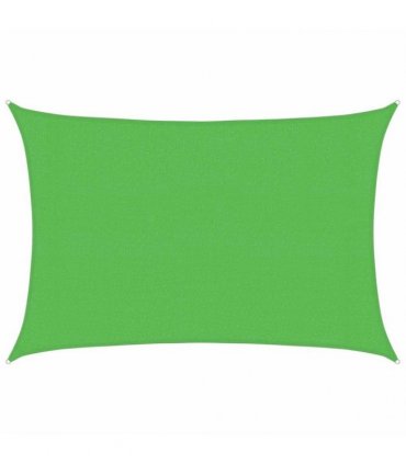 vidaXL Sunshade Sail 160 g/m² Light Green 3x5 m HDPE