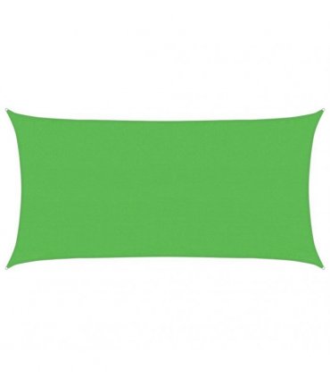 vidaXL Sunshade Sail 160 g/m² Light Green 3x6 m HDPE