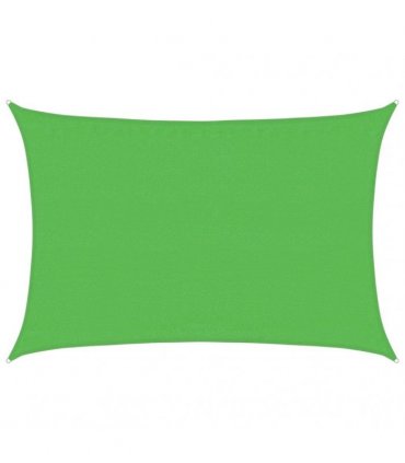vidaXL Sunshade Sail 160 g/m² Light Green 3.5x4.5 m HDPE