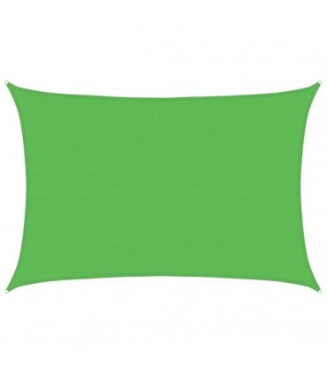 vidaXL Sunshade Sail 160 g/m² Light Green 5x6 m HDPE