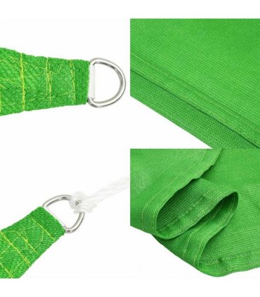 vidaXL Sunshade Sail 160 g/m² Light Green 4x4x5,8 m HDPE