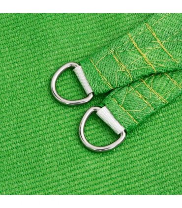 vidaXL Sunshade Sail 160 g/m² Light Green 4x5x6.8 m HDPE