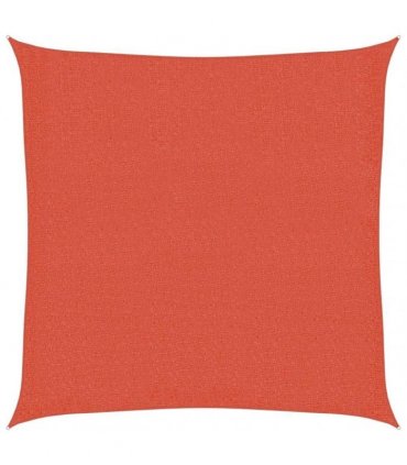 vidaXL Sunshade Sail 160 g/m² Square Terracotta 2.5x2.5 m HDPE