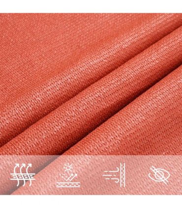 vidaXL Sunshade Sail 160 g/m² Terracotta 2x3 m HDPE