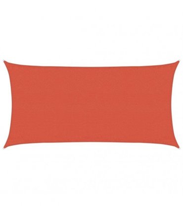 vidaXL Sunshade Sail 160 g/m² Terracotta 3x6 m HDPE