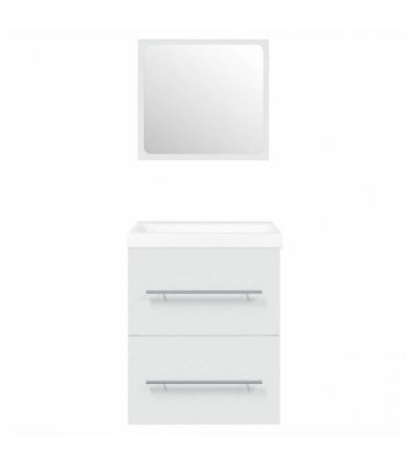vidaXL Sink Cabinet with Built-in Basin White Engineered Wood