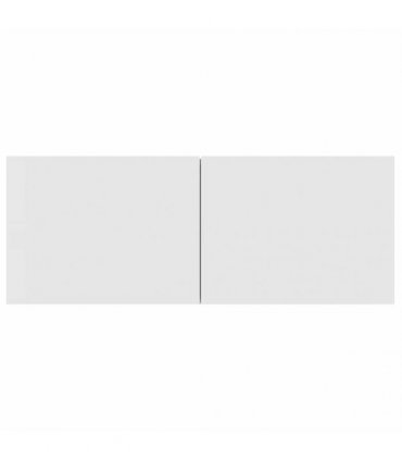 vidaXL 4 Piece TV Cabinet Set White 80x30x30 cm Engineered Wood
