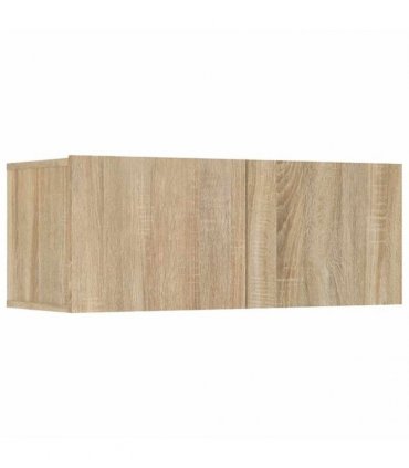 vidaXL 6 Piece TV Cabinet Set Sonoma Oak Engineered Wood