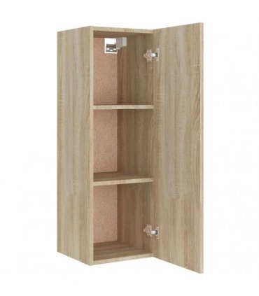 vidaXL 8 Piece TV Cabinet Set Sonoma Oak Engineered Wood
