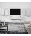 vidaXL 6 Piece TV Cabinet Set White Engineered Wood