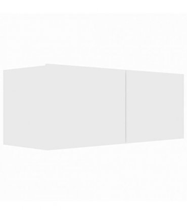 vidaXL 6 Piece TV Cabinet Set White Engineered Wood