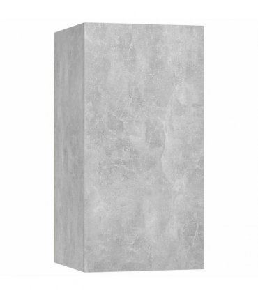 vidaXL 6 Piece TV Cabinet Set Concrete Grey Engineered Wood