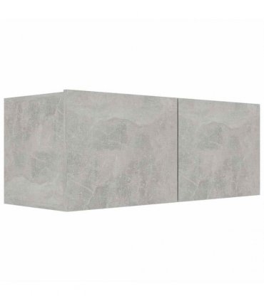 vidaXL 6 Piece TV Cabinet Set Concrete Grey Engineered Wood